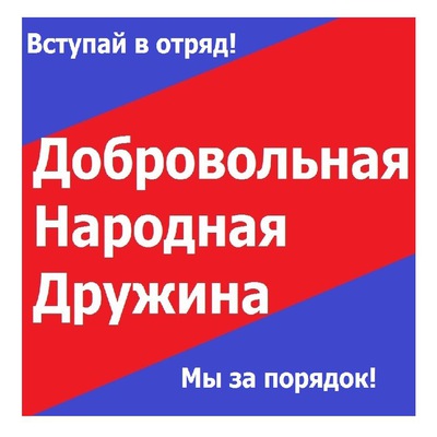 Добровольная народная дружина!.